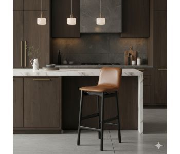 Banqueta Una Madeira: Sofistica&ccedil;&atilde;o Natural para &Aacute;reas Gourmet de Alto Padr&atilde;o