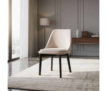 Cadeira Belle Madeira: Eleg&acirc;ncia Natural e Conforto Org&acirc;nico para Ambientes de Alto Padr&atilde;o