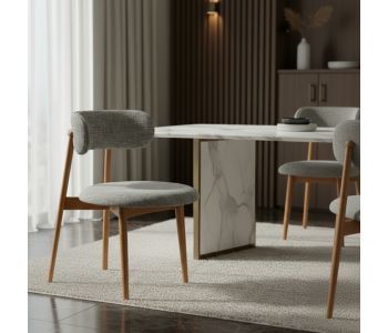 Cadeira Armona Madeira: Sofisticação e Conforto em Design Orgânico para Seu Espaço