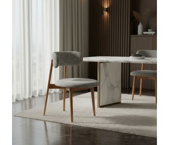 Cadeira Armona Madeira: Elegância Natural e Conforto para Ambientes de Alto Padrão