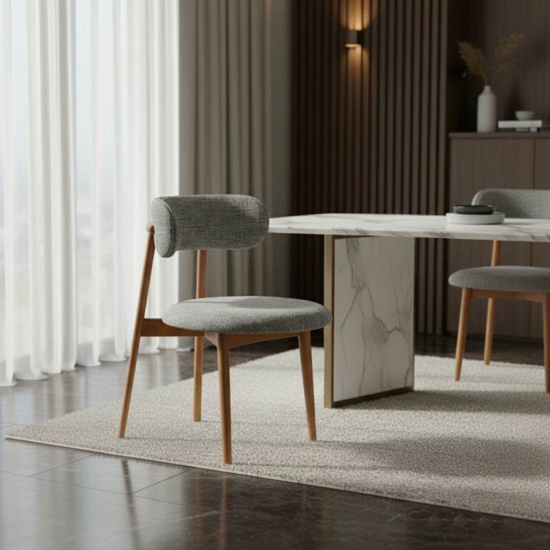 Cadeira Armona Madeira: Elegância Natural e Conforto para Ambientes de Alto Padrão