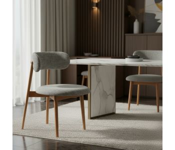 Elegância e Conforto em Madeira: A Cadeira Armona da Tolle Móveis
