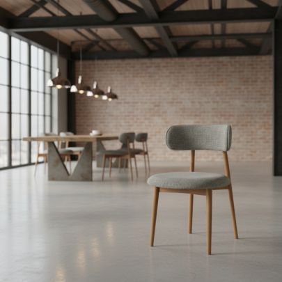 Cadeira Armona: A Escolha Suprema em Design Orgânico e Conforto para Ambientes Contemporâneos