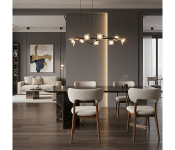 Cadeira Carmel: Elegância Sustentável e Conforto para Ambientes de Alto Padrão