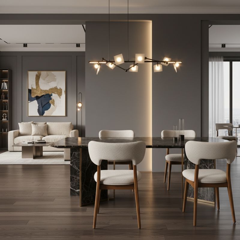 Cadeira Carmel: Elegância Sustentável e Conforto para Ambientes de Alto Padrão