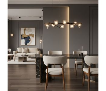 Cadeira Carmel: Elegância Natural e Conforto com Design Orgânico para Ambientes de Alto Padrão