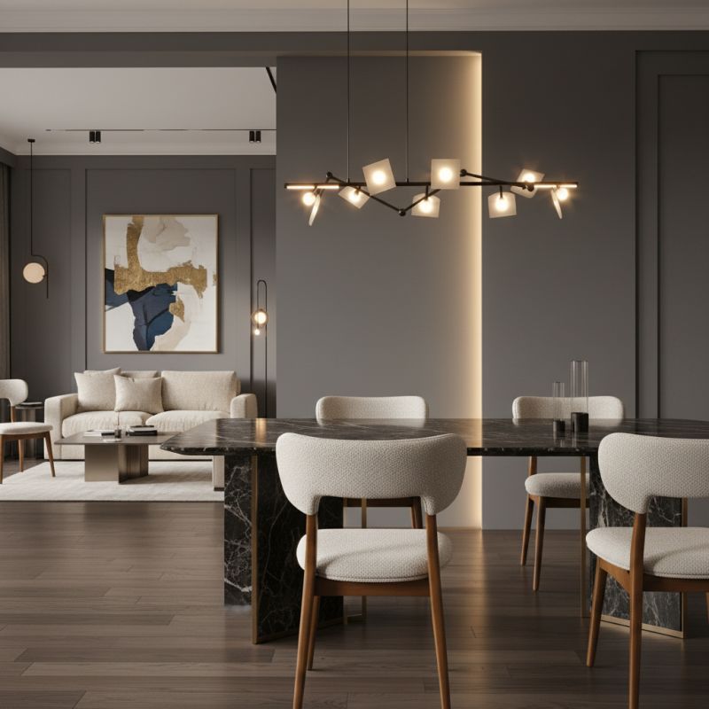 Cadeira Carmel: Elegância Natural e Conforto com Design Orgânico para Ambientes de Alto Padrão