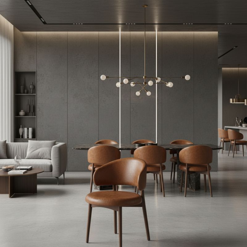 Cadeira Tina Madeira TN-102: Elegância Orgânica e Conforto para Ambientes de Alto Padrão