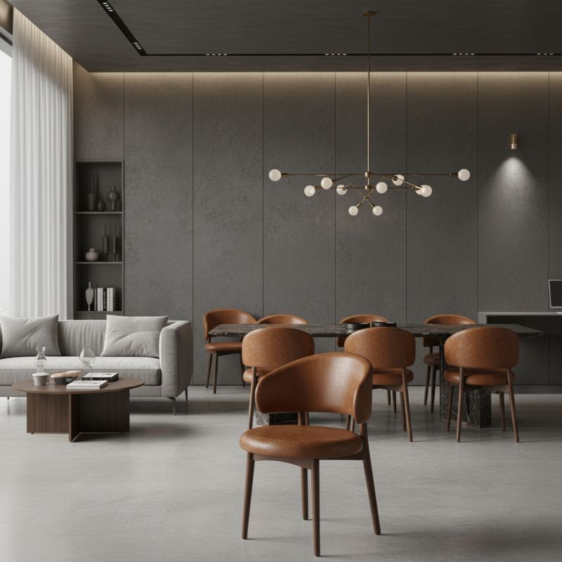 Cadeira Tina Madeira: A Sofisticação Natural que Eleva seu Espaço com Conforto e Design Atemporal