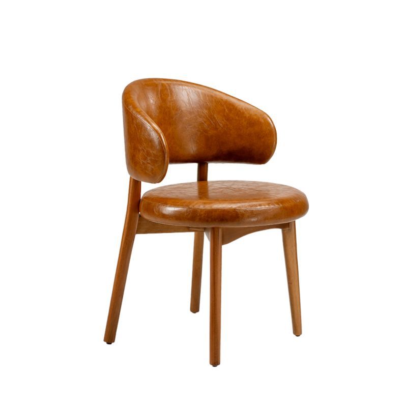 Cadeira Tina Madeira TN-102: Elegância Orgânica e Conforto para Seu Espaço Alto Padrão