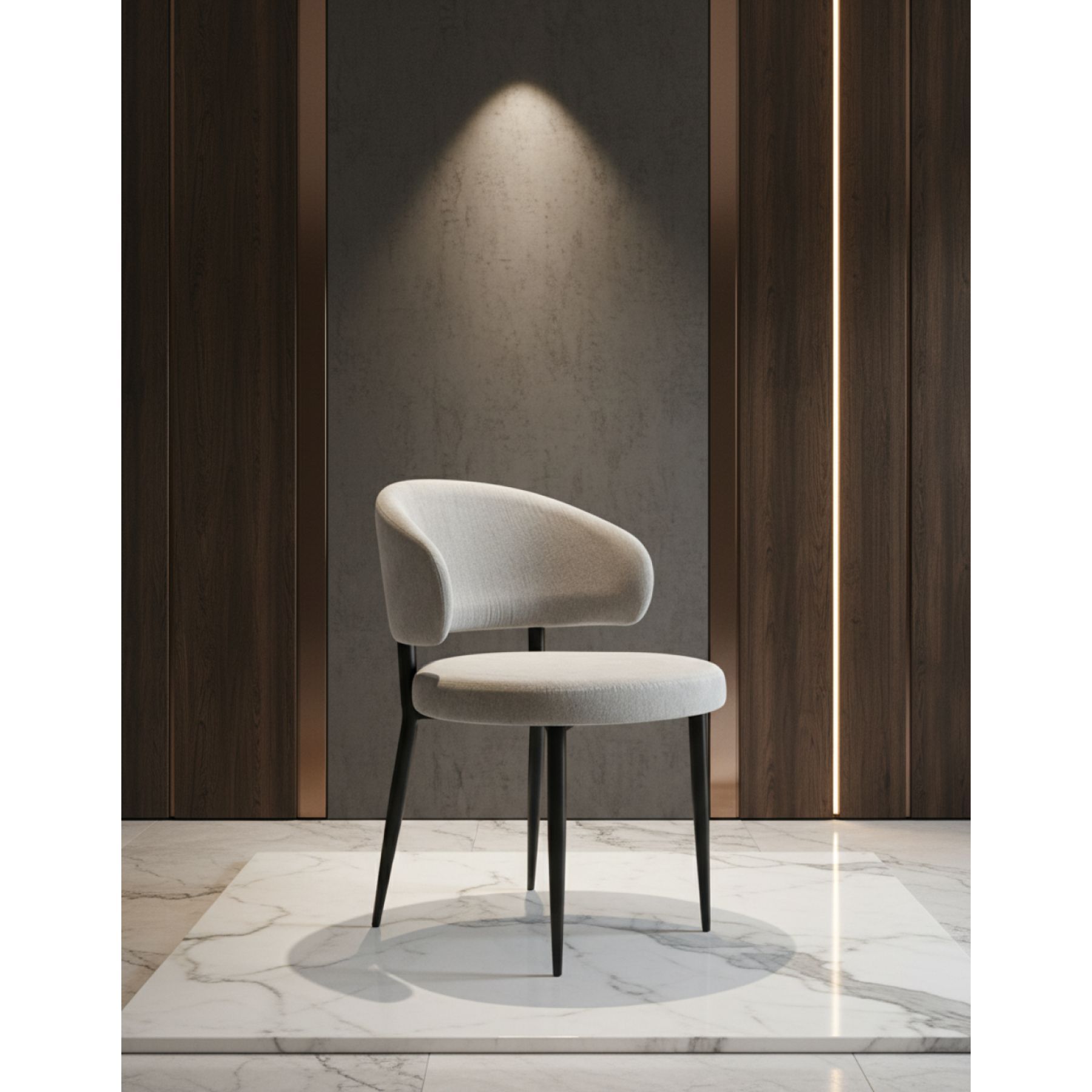 CADEIRA TINA  A&Ccedil;O CARBONO