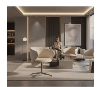 Cadeira Malca em Alumínio: Sofisticação e Conforto para Ambientes de Alto Padrão