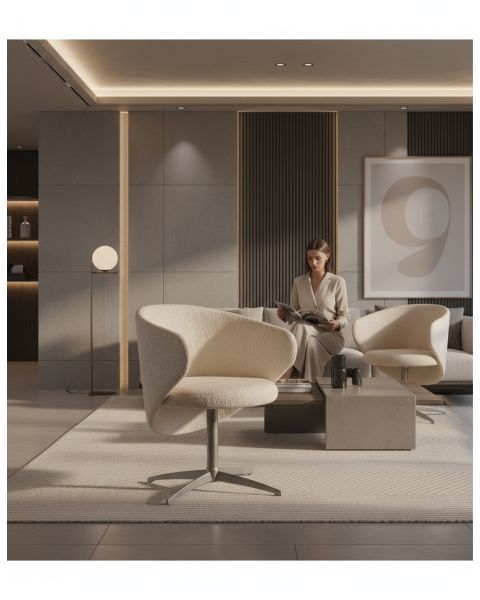 CADEIRA MALCA ALUM&Iacute;NIO FIXA OU GIRAT&Oacute;RIA