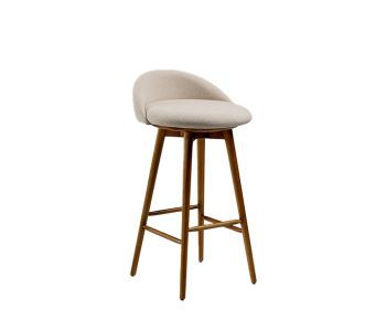 Banqueta Sue Madeira: Elegância Orgânica para Áreas Gourmet de Alto Padrão