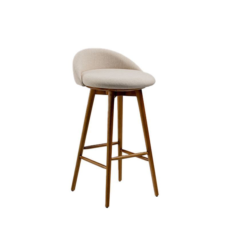 Banqueta Sue Madeira: Elegância Natural e Design Orgânico para Ambientes Sofisticados