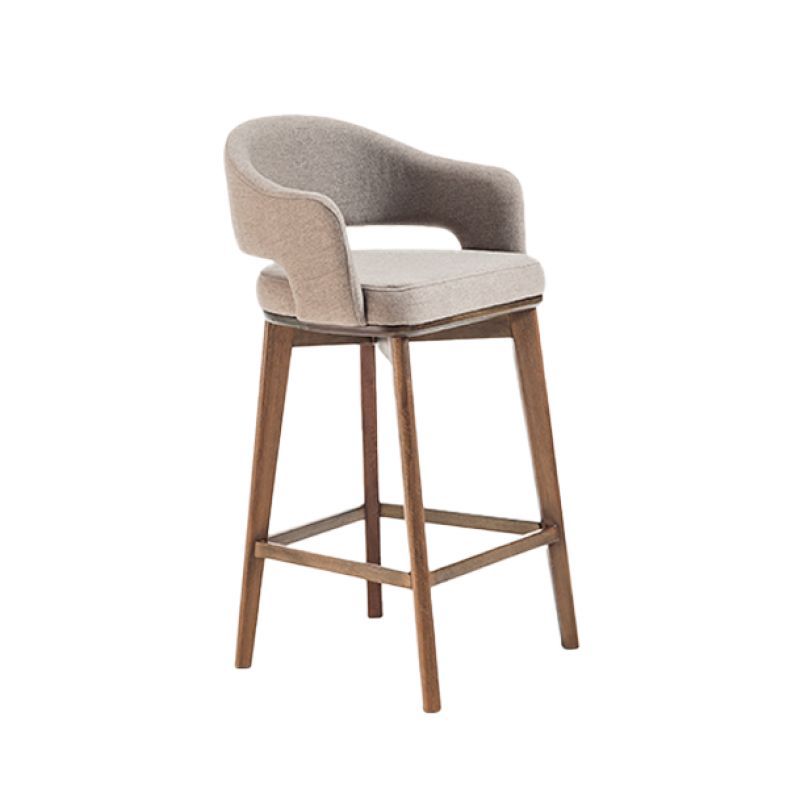 Banqueta Nanda: Elegância Natural e Conforto Excepcional para Seu Espaço Gourmet