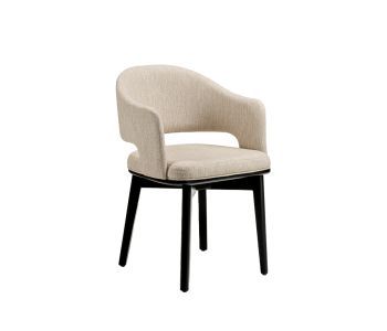 Cadeira Nanda Madeira Nan-105: Elegância Orgânica para Ambientes de Alto Padrão