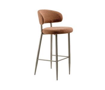 Banqueta Tina Aço Carbono TN-103: Elegância e Conforto para Ambientes de Alto Padrão