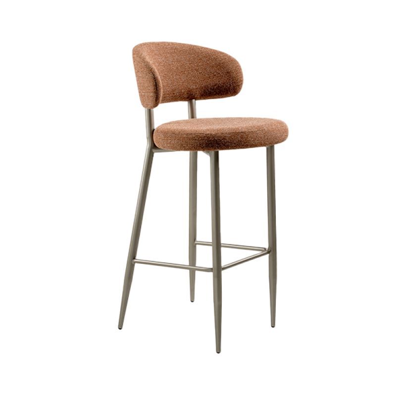 Banqueta Tina Aço Carbono TN-103: Sofisticação e Conforto em Móveis de Alto Padrão