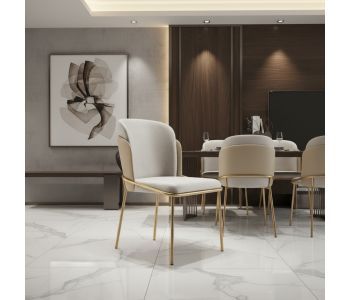 A Elegância Contemporânea da Cadeira Galli em Aço Carbono para Ambientes de Alto Padrão