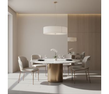 Cadeira Galli: Sofisticação e Conforto em Aço Carbono para Ambientes de Alto Padrão