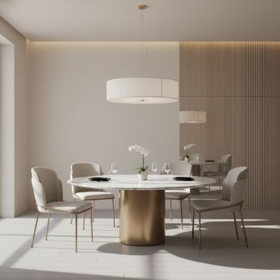 Cadeira Galli: Sofisticação e Conforto em Aço Carbono para Ambientes de Alto Padrão