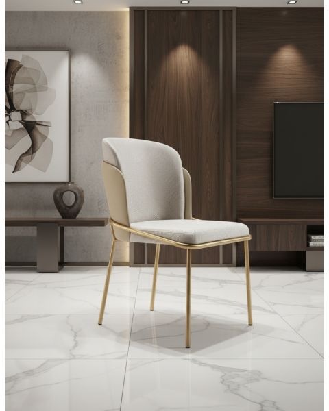 CADEIRA DE JANTAR GALLI A&Ccedil;O CARBONO