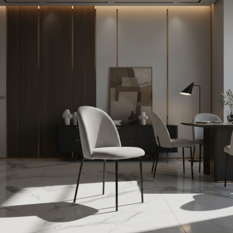 Elegância e Conforto com a Cadeira Steel Aço Carbono da Tolle Móveis