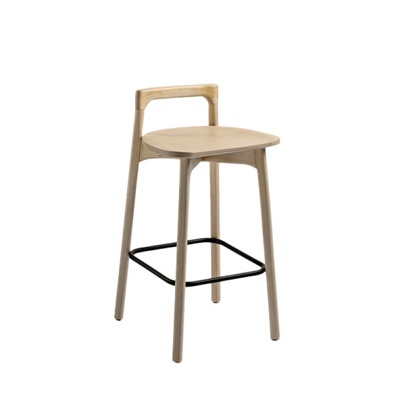 Banqueta Wood Madeira WO-101: Elegância e Conforto em Design Orgânico para sua Casa