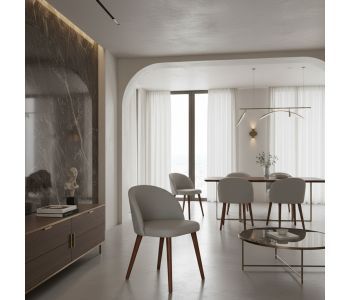 Cadeira de Jantar Bora Madeira BO-101: Sofisticação e Conforto em Cada Detalhe