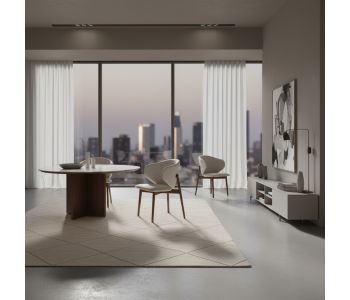 Cadeira Flora Madeira FR-101: A Elegância Orgânica para Ambientes Sofisticados