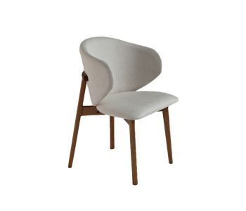 Cadeira Flora Madeira FR-101: Sofisticação Natural e Conforto para Ambientes de Alto Padrão