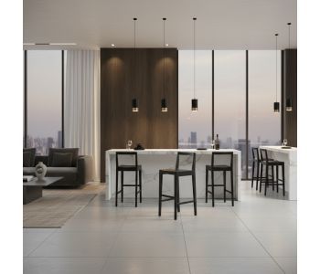 Banqueta Buena: Elegância Natural e Conforto para Ambientes de Alto Padrão