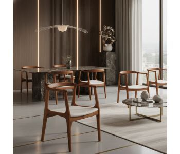 Elegância Rústica e Conforto Supremo: Transforme Sua Sala de Jantar com a Cadeira Unic Madeira Tolle Móveis