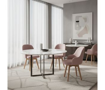 Cadeira Queen Tolle Móveis: Elegância e Conforto em Madeira Sustentável para Ambientes de Alto Padrão