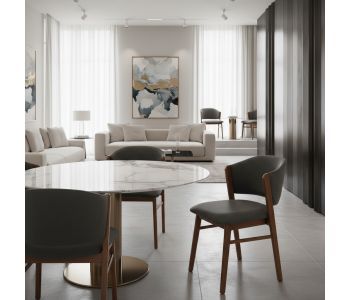 Elegância Orgânica e Conforto Sofisticado: Descubra a Cadeira Malé Madeira da Tolle Móveis