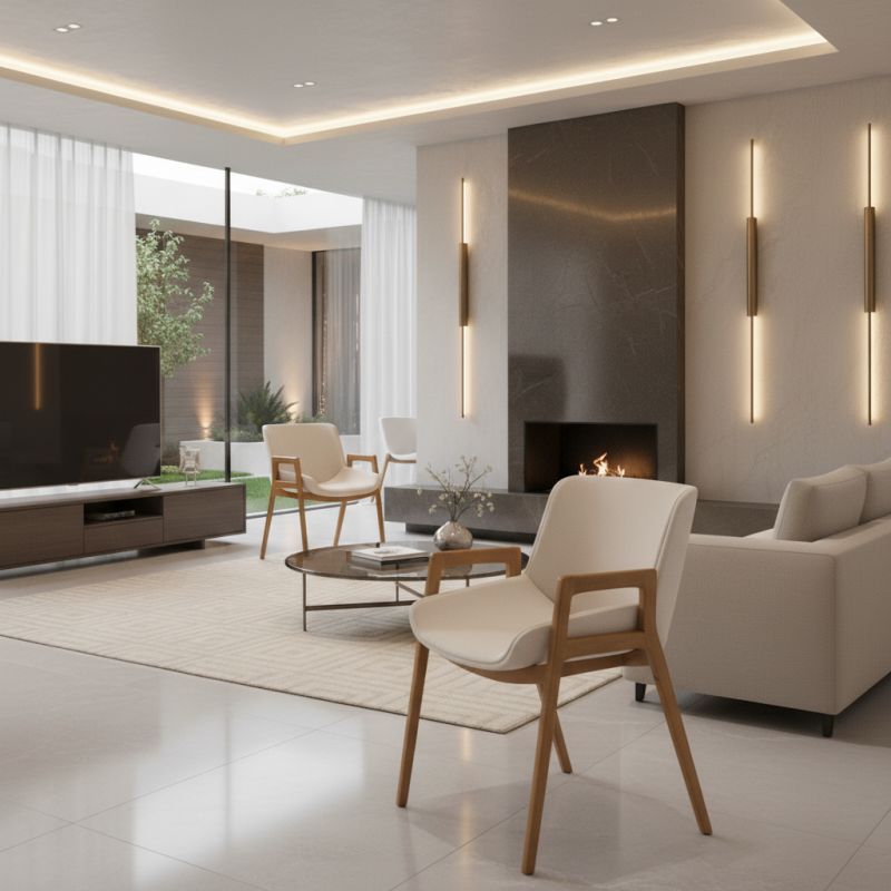 A Elegância Natural da Cadeira Gris Madeira para Ambientes de Alto Padrão