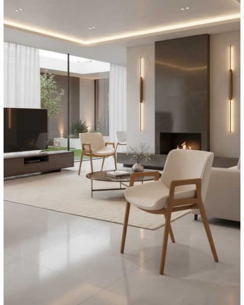 CADEIRA GRIS MADEIRA