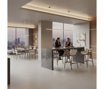 Banqueta Gris Madeira: Sofisticação e Conforto para Ambientes de Alto Padrão