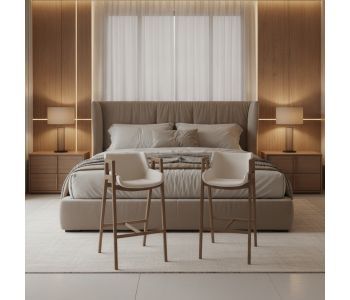 Elegância e Conforto com a Banqueta de Madeira Ideal para Seu Espaço