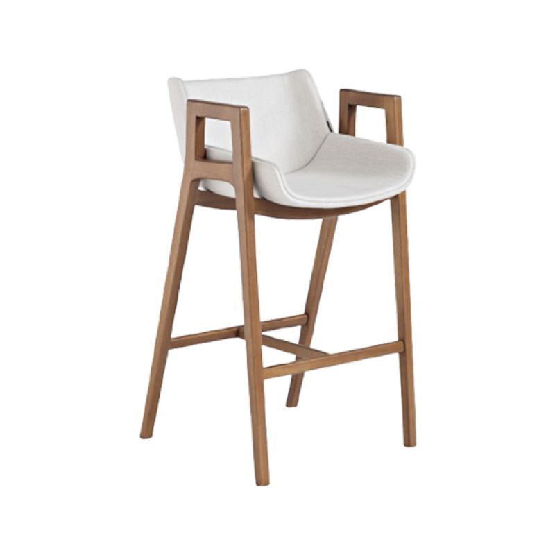 Banqueta Gris Madeira: Elegância e Conforto em Móveis de Luxo para Seu Espaço