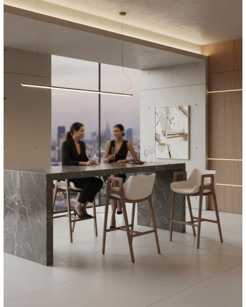 BANQUETA GRIS MADEIRA