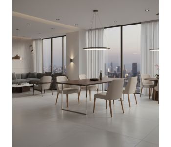 Cadeira Flox Madeira FX-100: Elegância Natural e Conforto para Ambientes de Alto Padrão