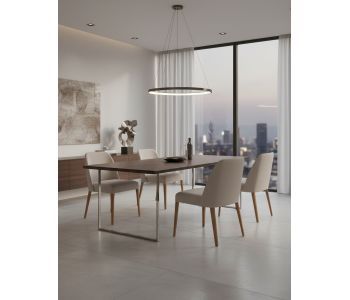 A Elegância Orgânica da Cadeira Flox Madeira FX-100 para Ambientes de Alto Padrão