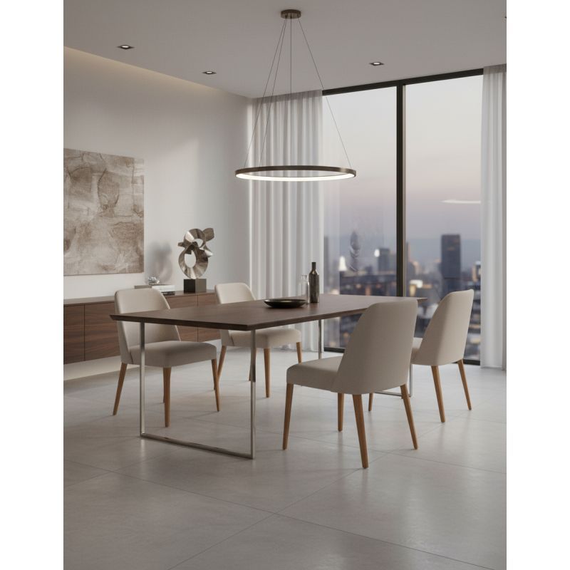 A Elegância Orgânica da Cadeira Flox Madeira FX-100 para Ambientes de Alto Padrão