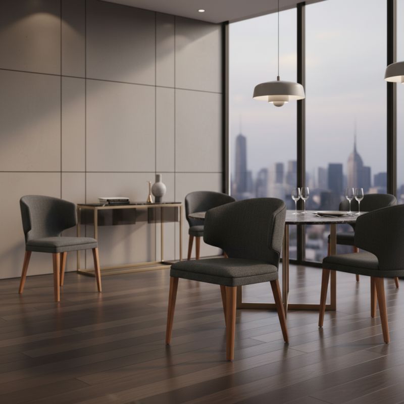 Cadeira Diva Madeira DV-100: Elegância Orgânica e Conforto Absoluto para Ambientes de Alto Padrão