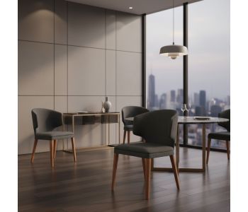 Cadeira Diva Madeira DV-100: Sofisticação e Conforto em Móveis de Luxo Tolle