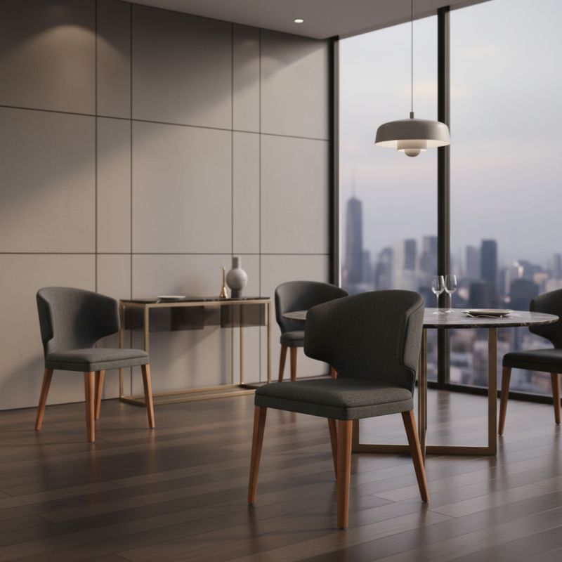 Cadeira Diva Madeira DV-100: Sofisticação e Conforto em Móveis de Luxo Tolle