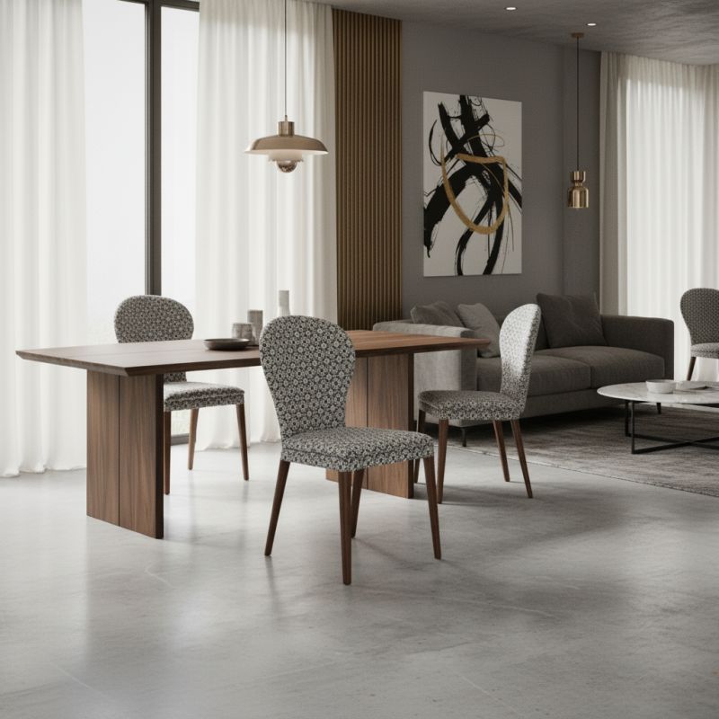 Elegância Orgânica: Cadeira Nueva Madeira para Ambientes de Alto Padrão