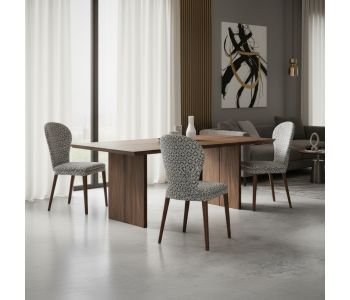 Cadeira Nueva: Design Orgânico e Conforto Superior em Madeira para Sua Sala de Estar